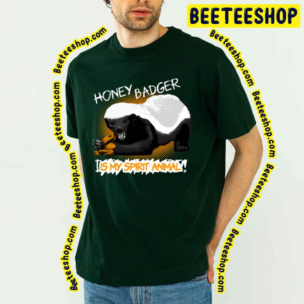 Meme Colored Honey Badger Trending Unisex T-Shirt