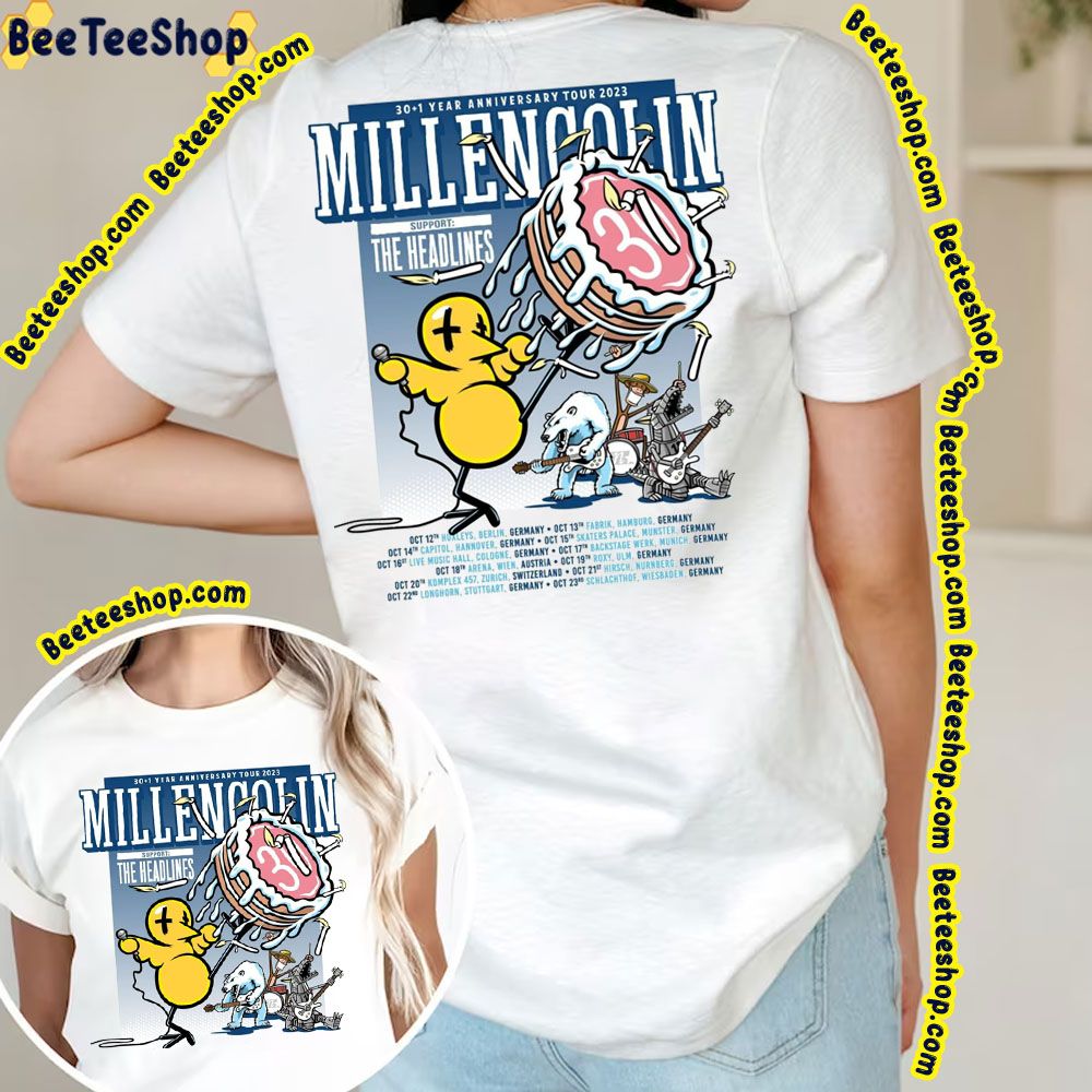 Millencolin 2023 Tour Double Sided Trending Unisex T-Shirt