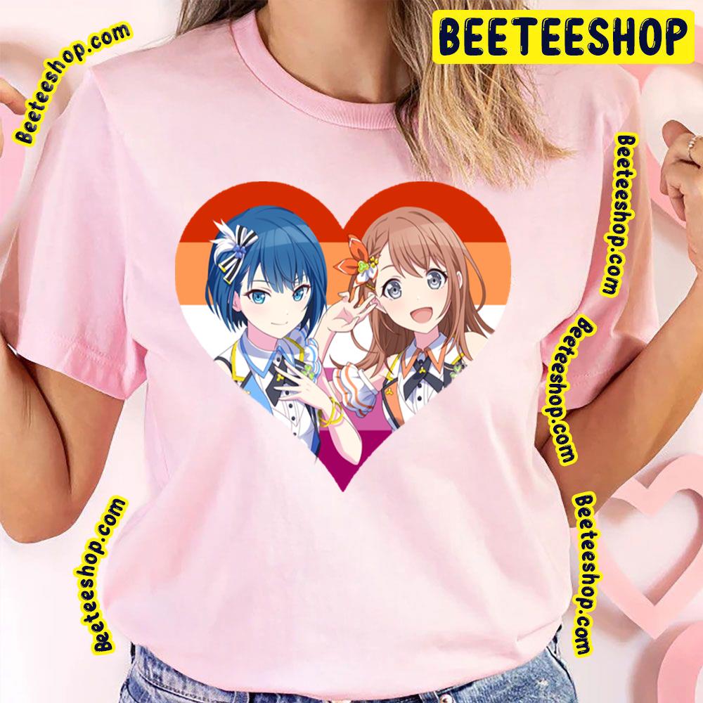 Minori Haruka Lesbian Heart Sekai Vocaloid Trending Unisex T-Shirt