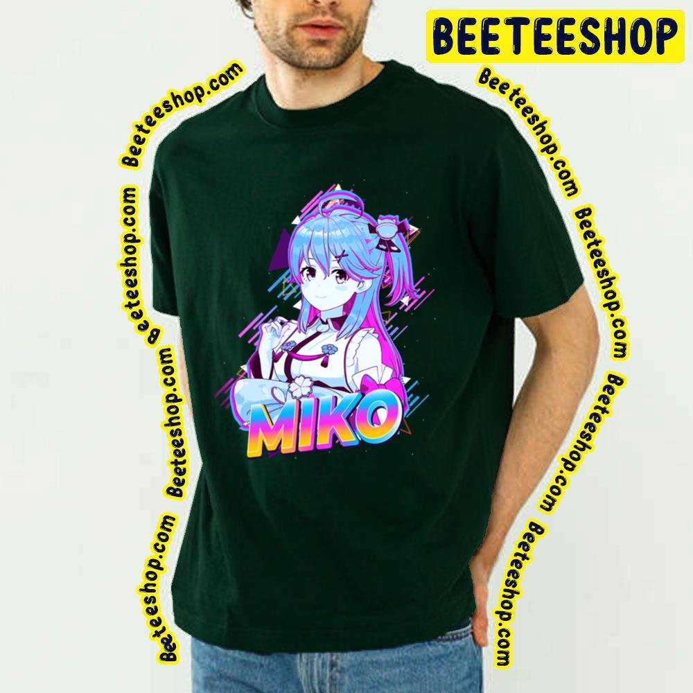 Neon Hololive Vtuber Miko Trending Unisex T-Shirt