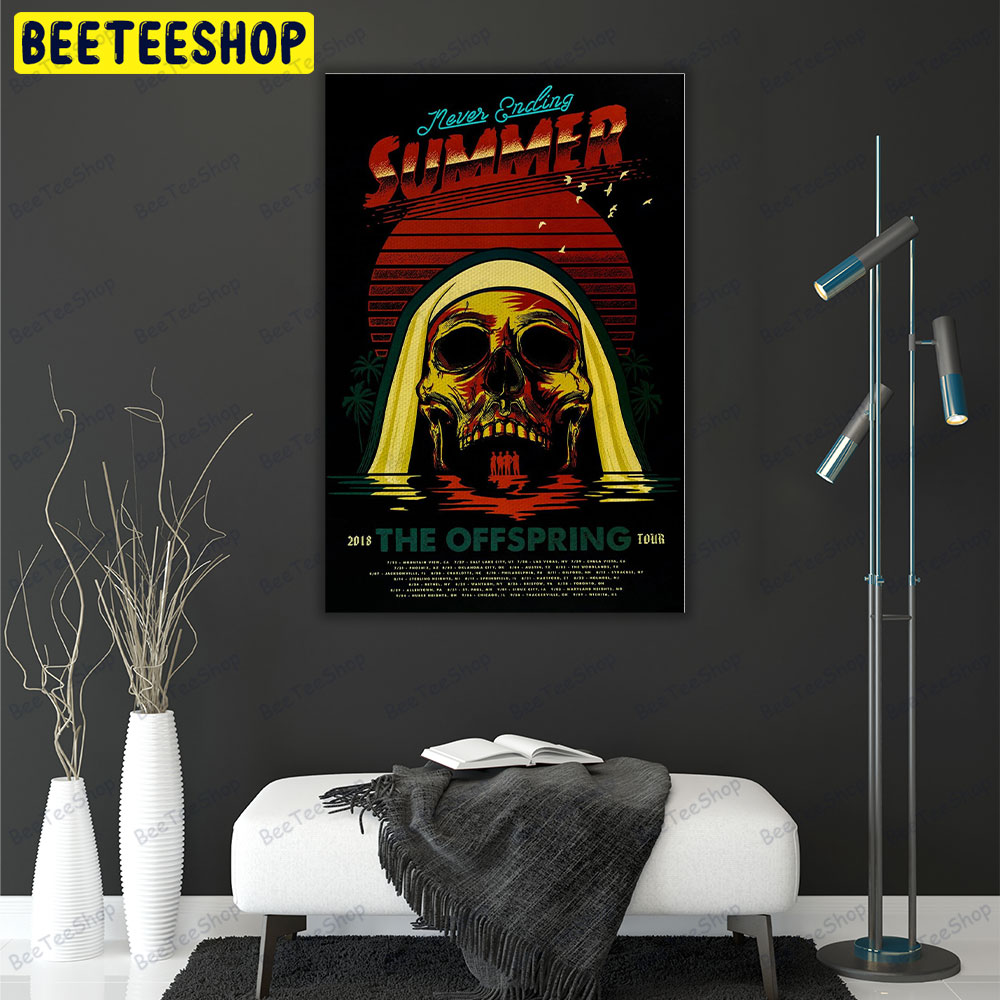 Never Ending Summer 2018 Tour The Offspring Music Portrait Canvas