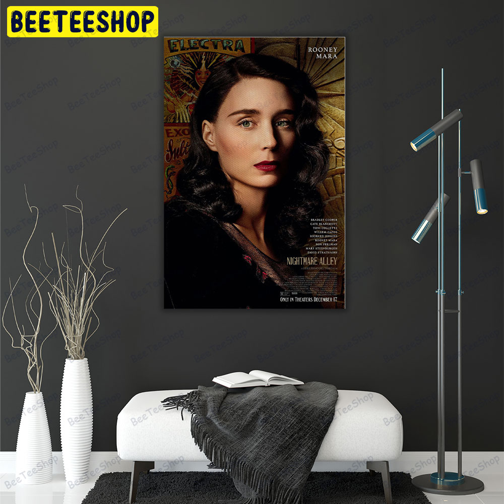 Nightmare Alley Rooney Mara Molly Movie Portrait Canvas