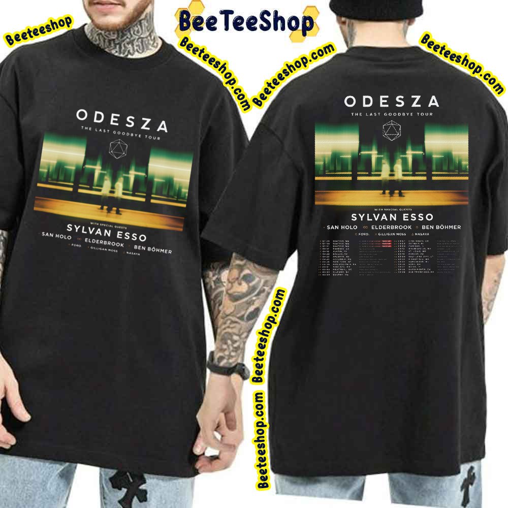 Odesza The Last Goodbye Tour Dates 2023 Double Sided Trending Unisex T-Shirt