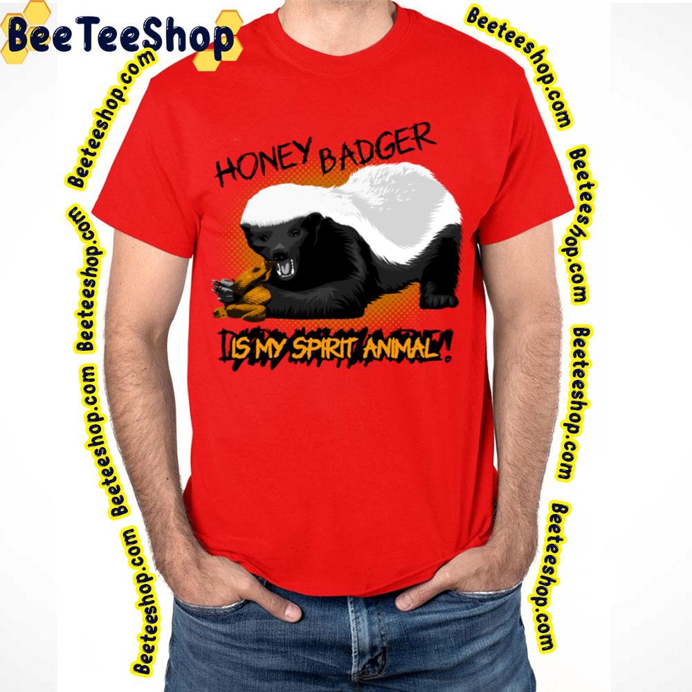 Orange Meme Honey Badger Trending Unisex T-Shirt