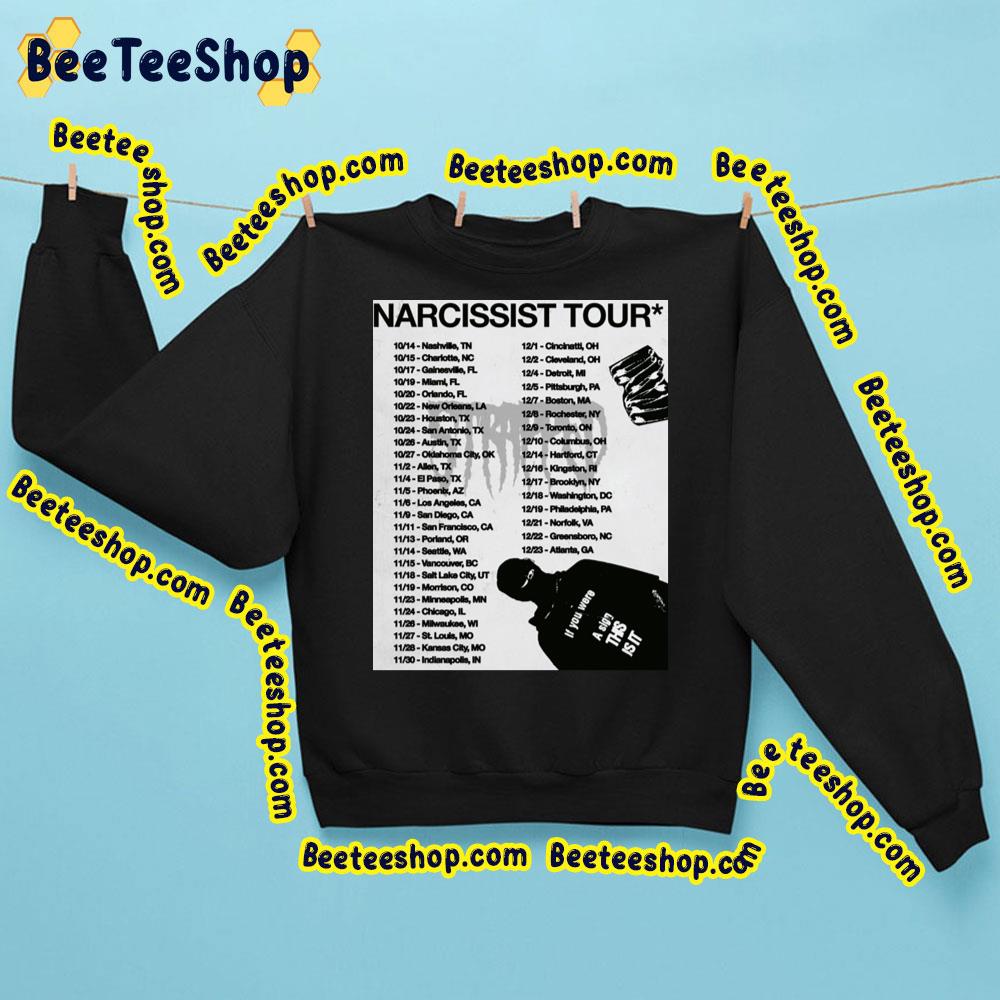 Playboi Carti Narcissist Tour Dates Trending Unisex Sweatshirt