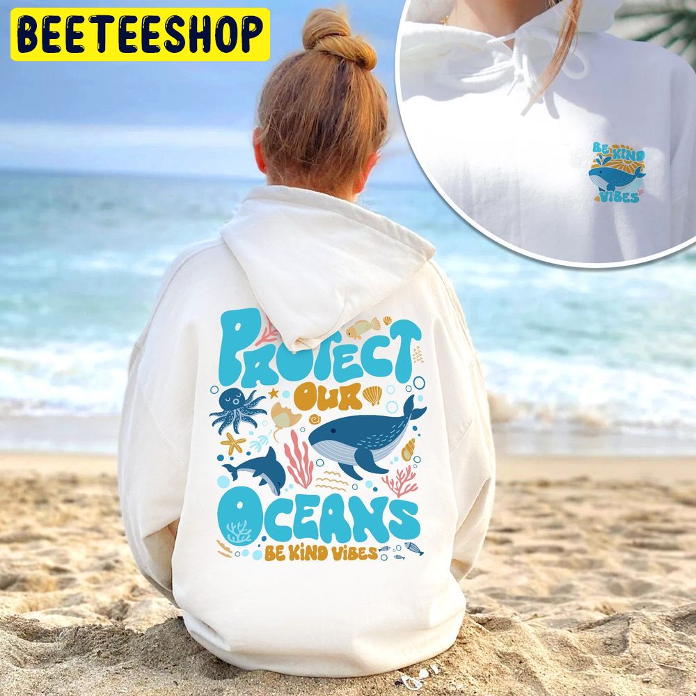 Protect Our Ocean Respect The Locals Double Sided Trending Unisex Hoodie