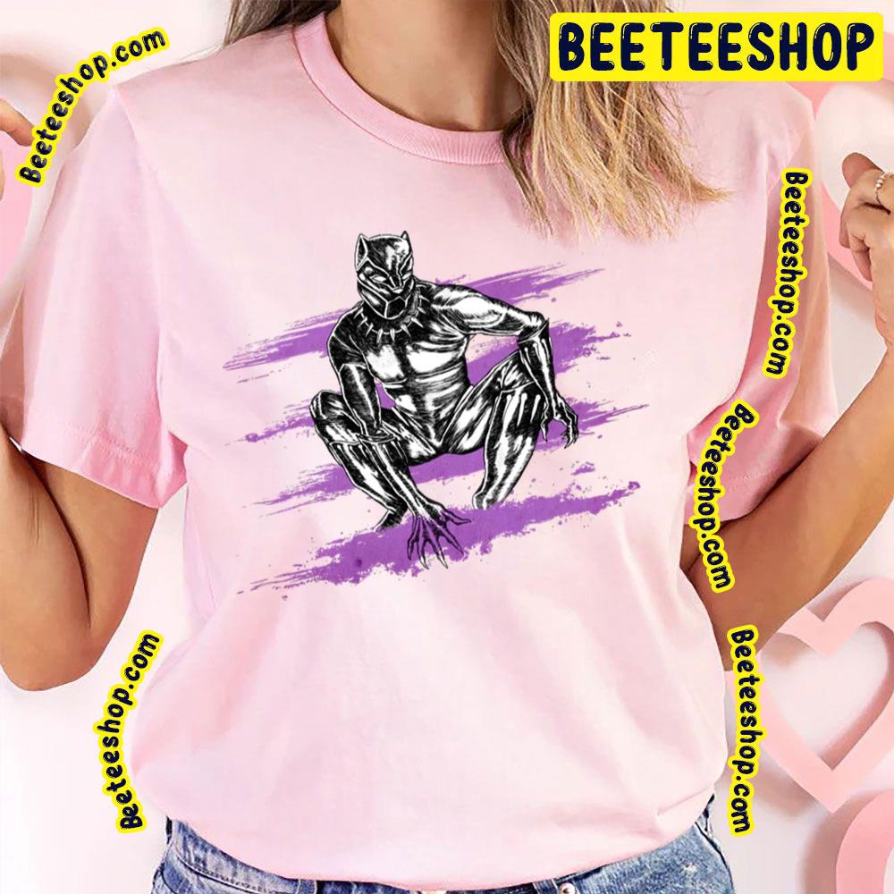 Purple Black Panther Trending Unisex T-Shirt