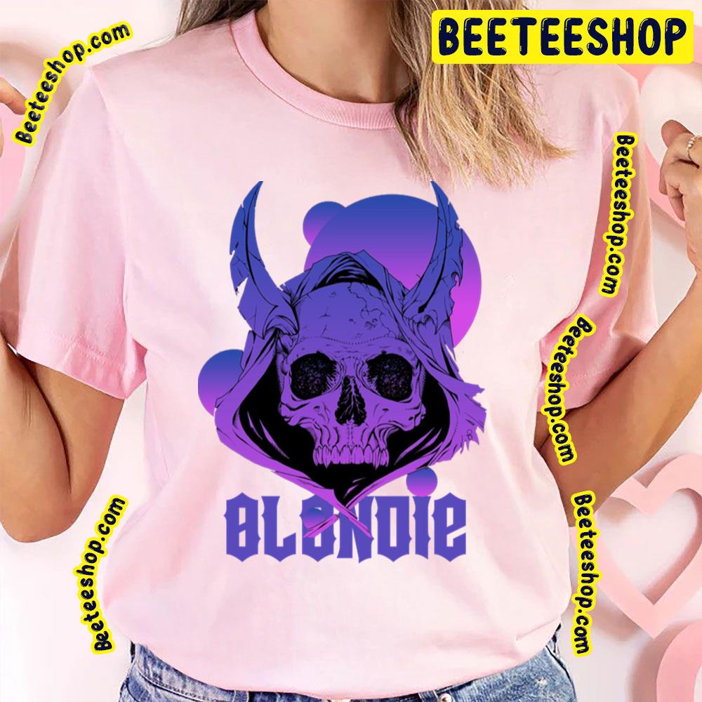 Purple Skull Blondie Trending Unisex T-Shirt