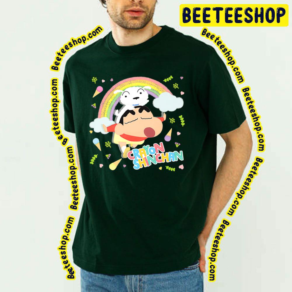 Rainbow Crayon Shin Chan Trending Unisex T-Shirt