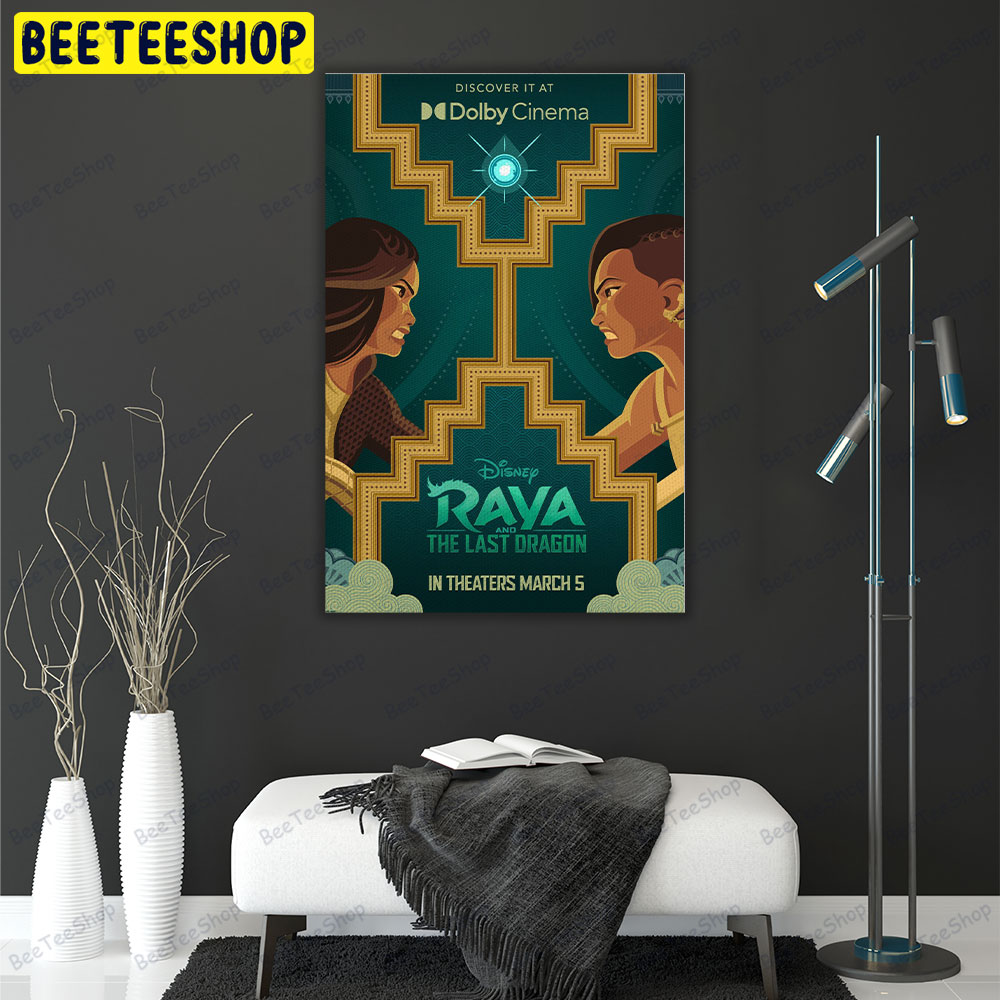 Raya And The Last Dragon Disney Kelly Marie Tran Design Portrait Canvas