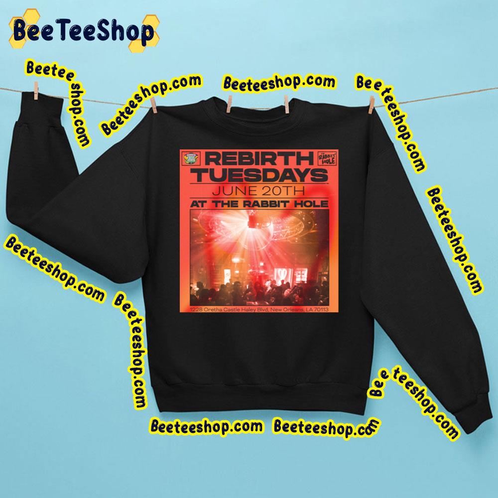 Rebirth Brass Band Tour 20 June 2023 The Rabbit Hole Trending Unisex Sweatshirt