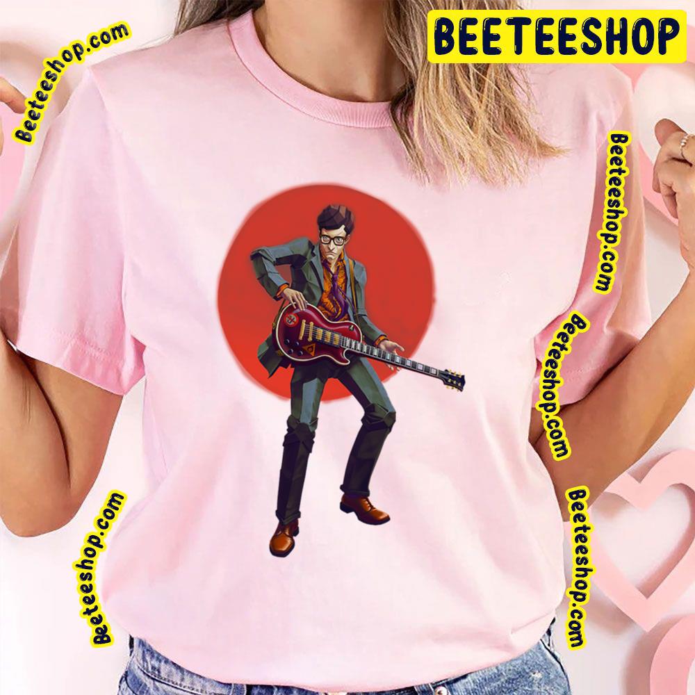 Red Art Collection Buddy Holly Trending Unisex T-Shirt