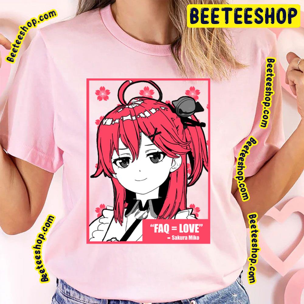 Red Hair Hololive Sakura Miko Trending Unisex T-Shirt