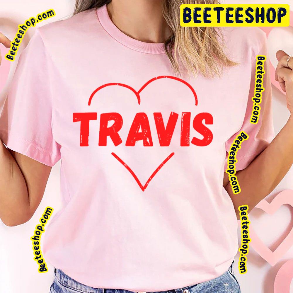 Red Heart Travis Trending Unisex T-Shirt