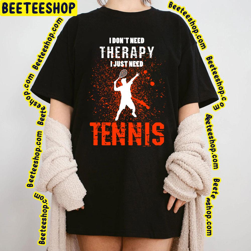 Red Tennis Therapy Game Trending Unisex T-Shirt