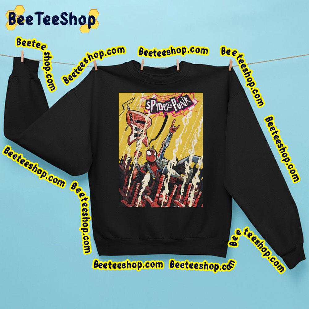 Retro Art Spider Punk Spiderverse Movie Trending Unisex Sweatshirt