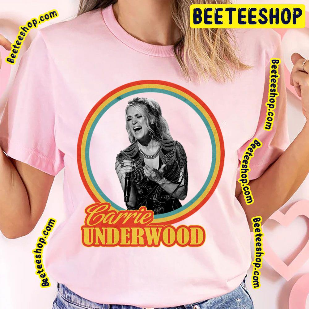 Retro Circle Carrie Underwood Trending Unisex T-Shirt