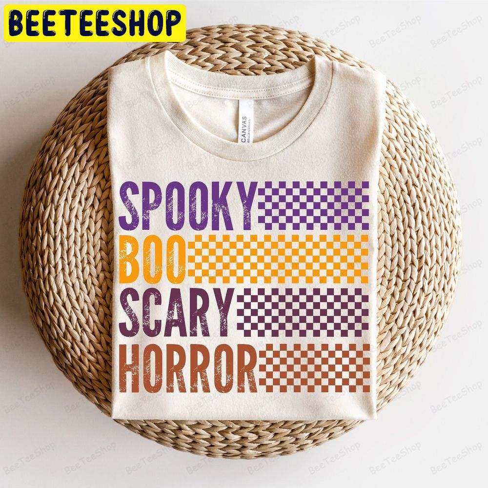 Retro Spooky Vibes Halloween Trending Unisex T-Shirt