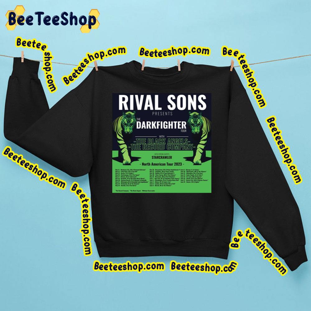 Rival Sons The Darkfighter European Tour 2023 Trending Unisex T-Shirt