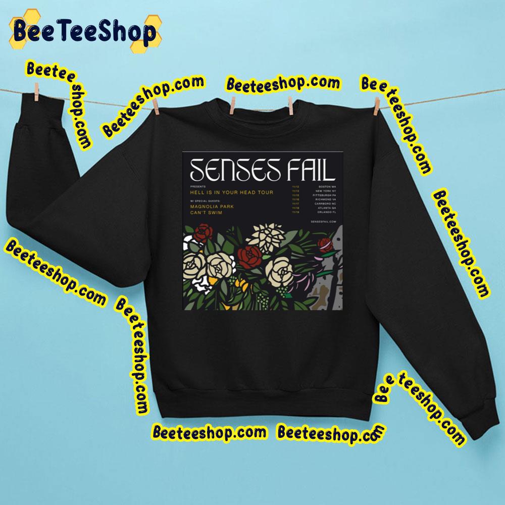 Senses Fail Hell In Your Head 2023 Tour Trending Unisex T-Shirt