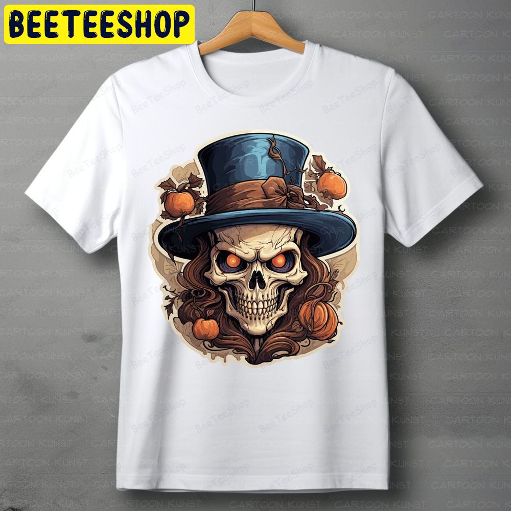 Skeleton Skull Png Stay Spooky Halloween Trending Unisex T-Shirt