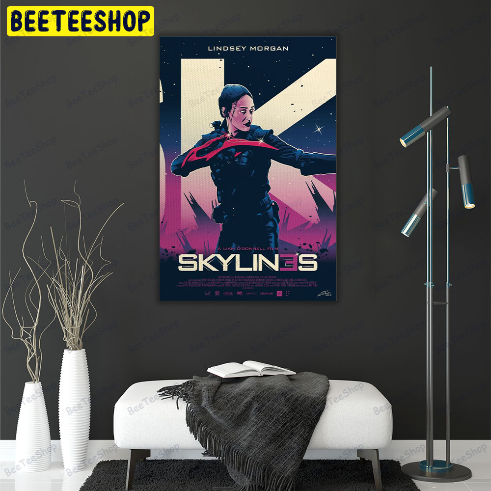 Skylines Lindsey Morgan Rose Corley Movie Portrait Canvas