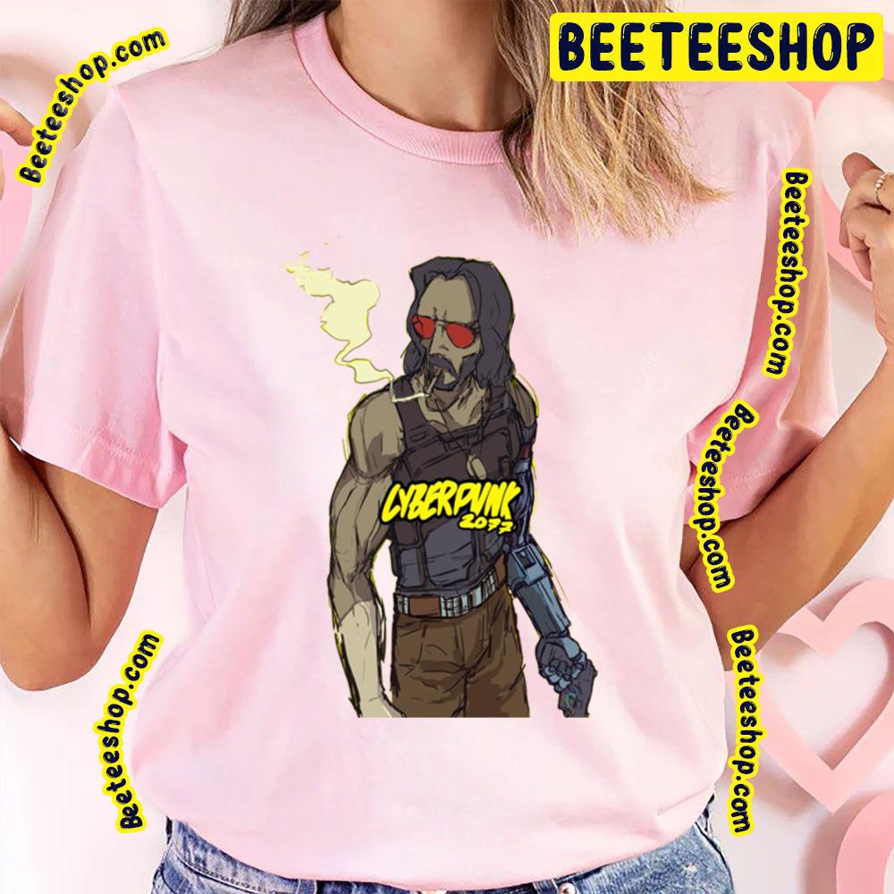 Smoke Cyberpunk 2077 Trending Unisex T-Shirt