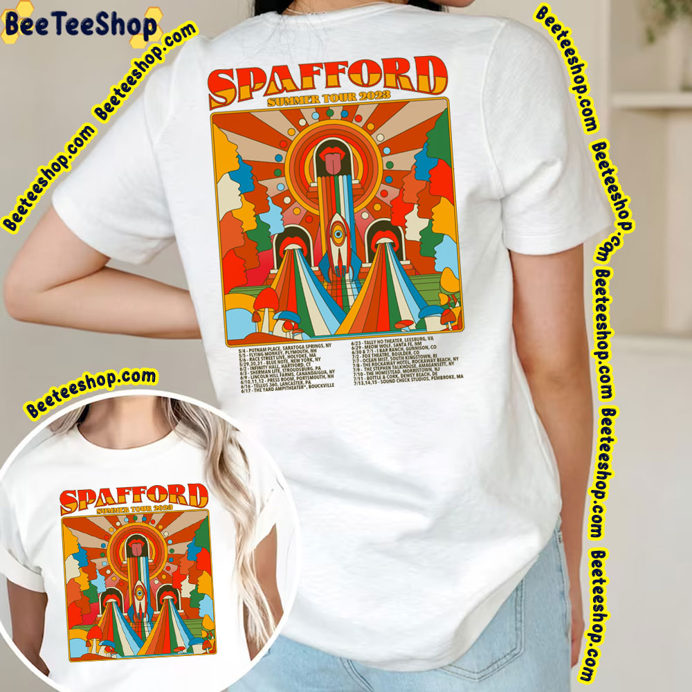 Spafford Summer Tour 2023 Dates Double Sided Trending Unisex T-Shirt