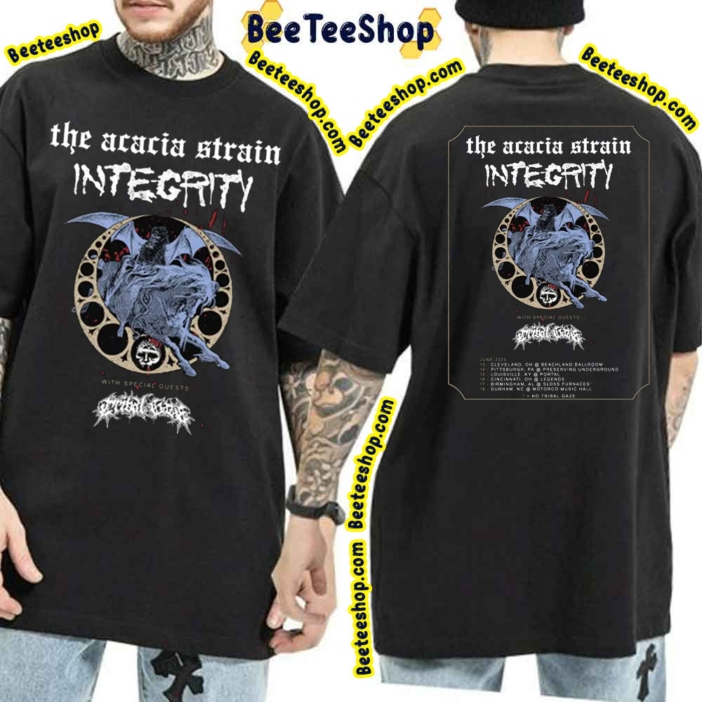 The Acacia Strain Integrity June 2023 Double Sided Trending Unisex T-Shirt