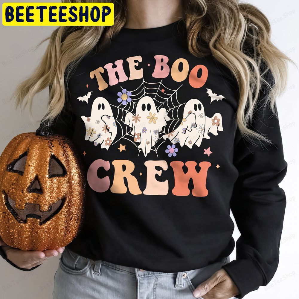 The Boo Crew Ghost Family Group Halloween Trending Unisex Sweatshirt