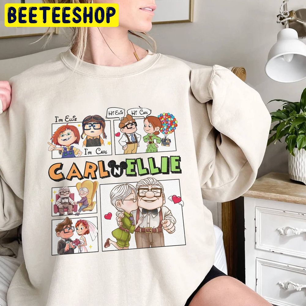 Up Carl And Ellie Couple Valentine Trending Unisex Sweatshirt