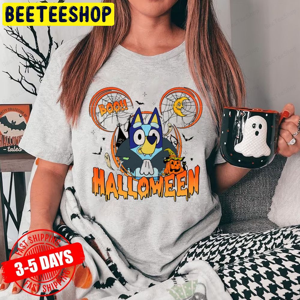 Vintage Bluey Halloween Trending Unisex T-Shirt