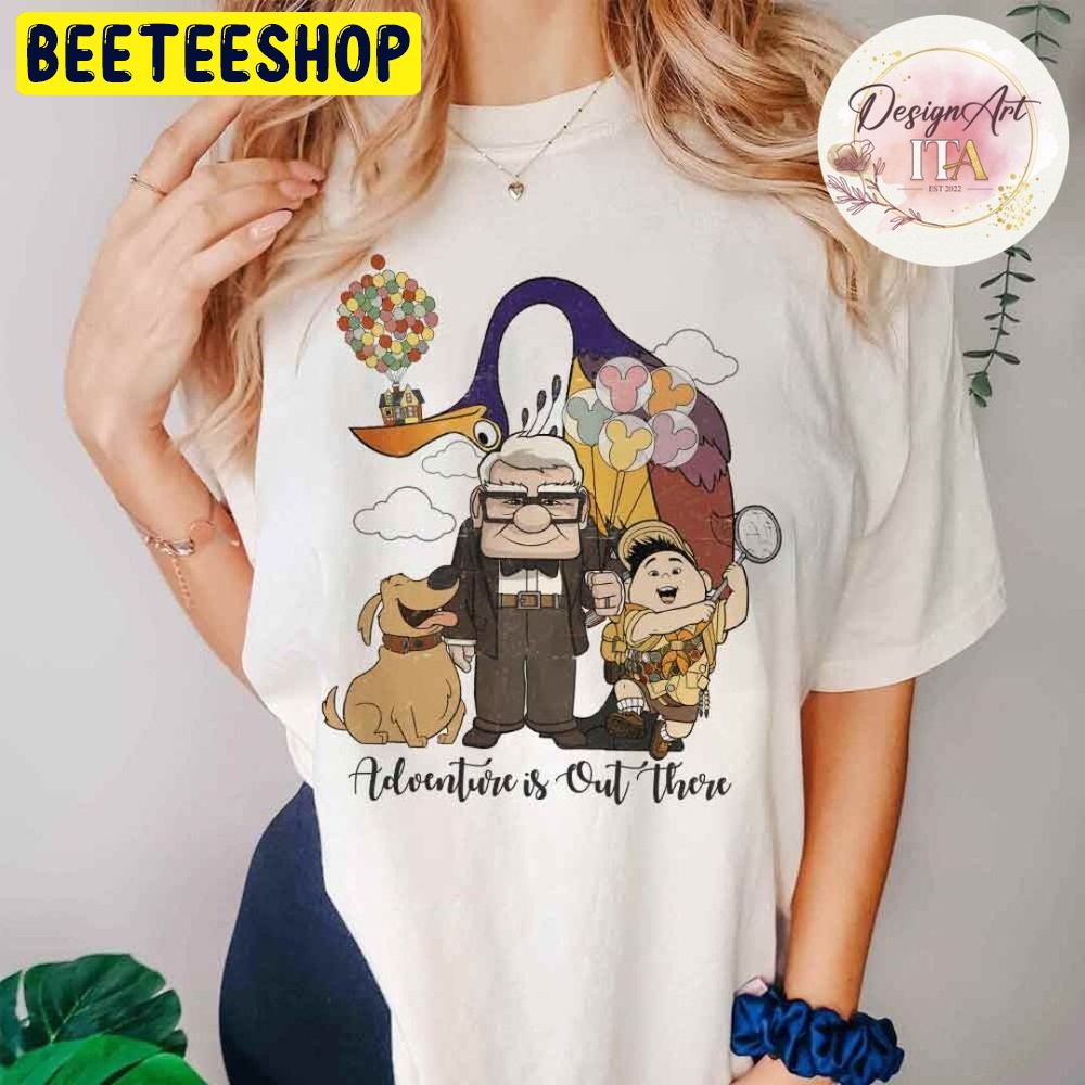 Vintage Disney Up Character Adventure Is Out There Trending Unisex T-Shirt