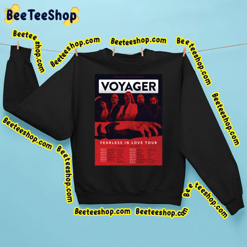 Voyager Fearless In Love Tour Europe Tour 2023 Trending Unisex Sweatshirt