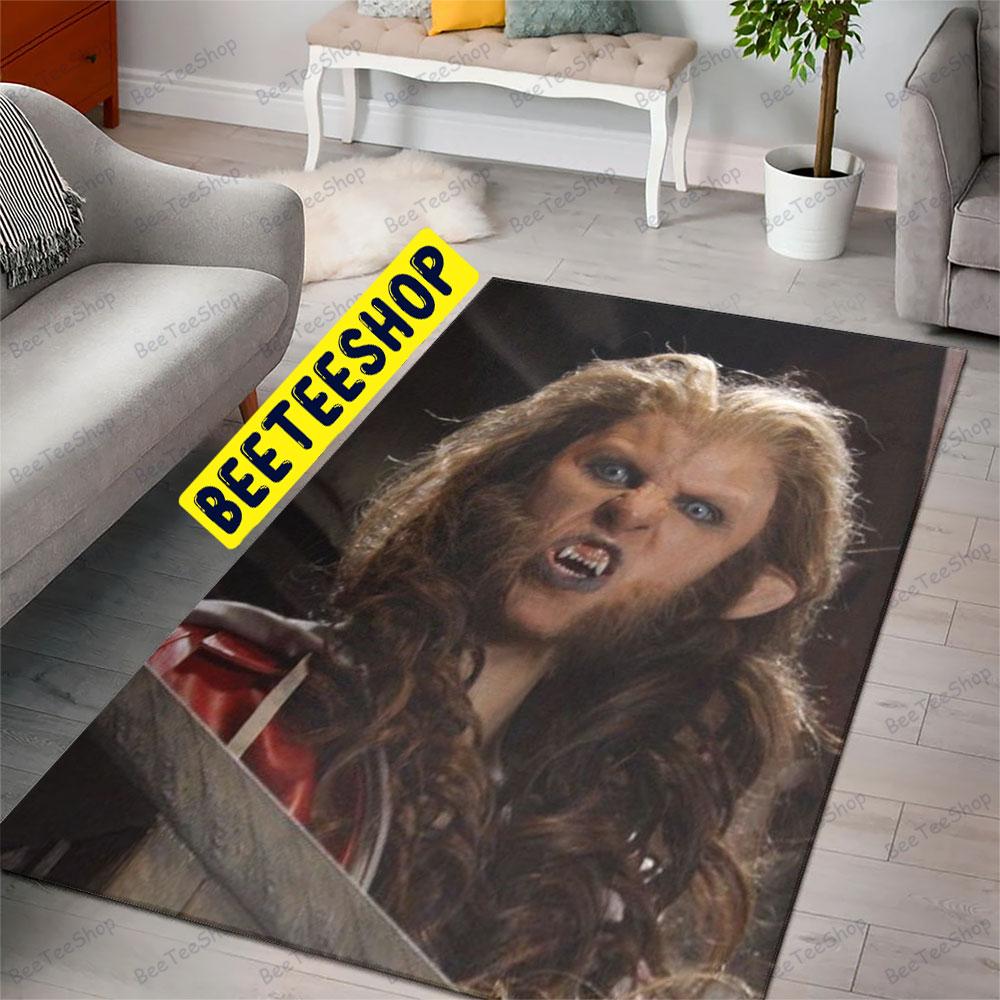 Angry The Boy Who Cried Werewolf Halloween Beeteeshop Rug Rectangle