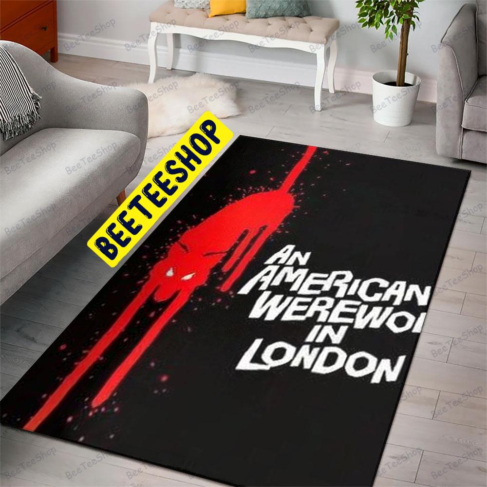 Bassic Horror Movie An American Werewolf In London Halloween Beeteeshop Rug Rectangle