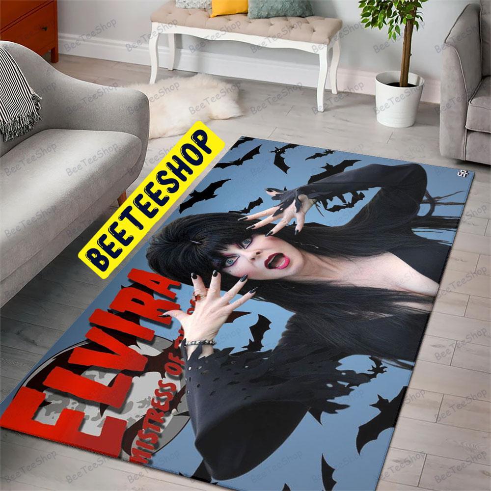 Bats Elvira Mistress Of The Dark Halloween Beeteeshop Rug Rectangle