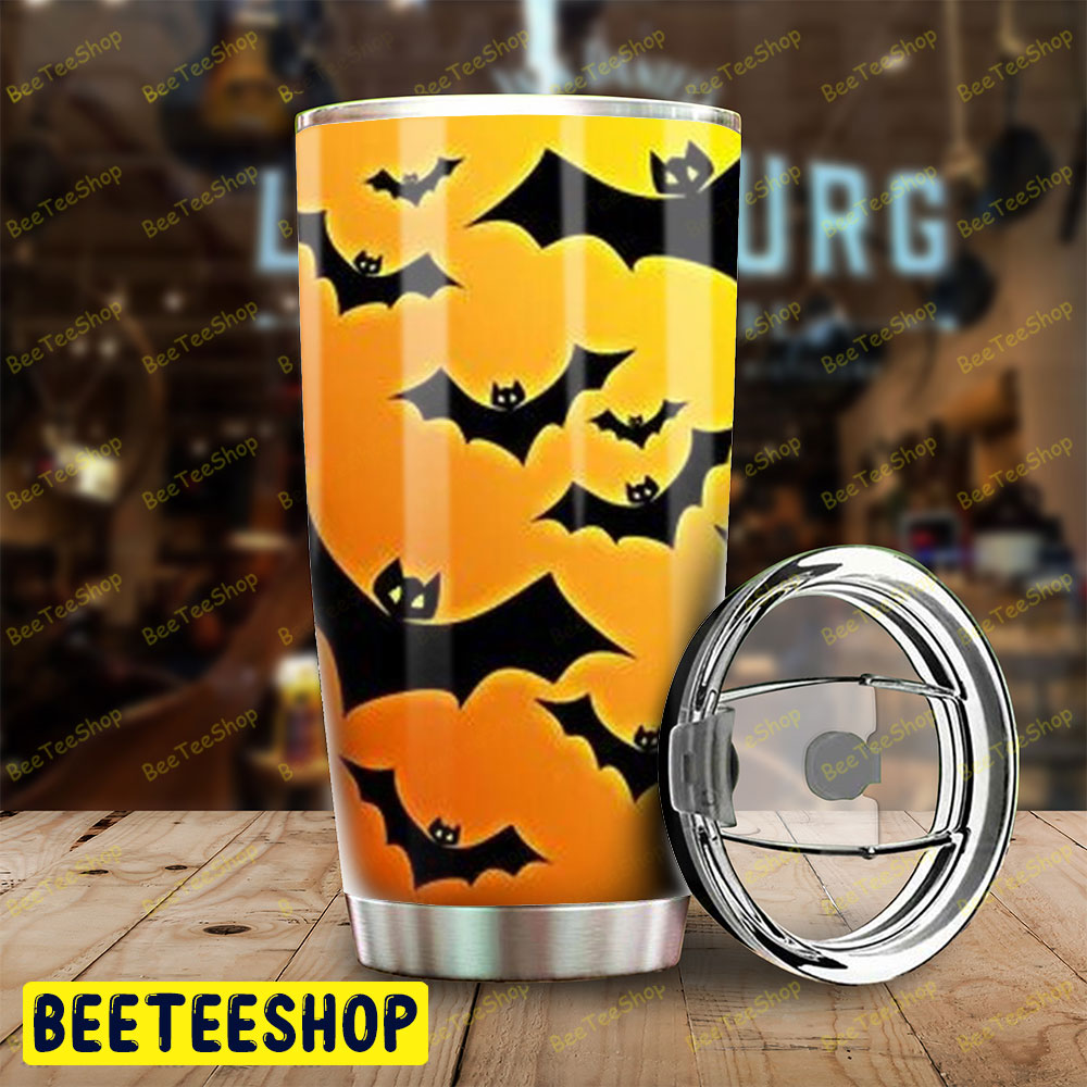 Bats Halloween Pattern 037 Tumbler