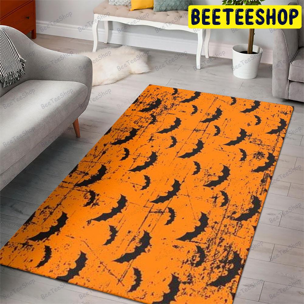 Bats Halloween Pattern 045 Beeteeshop Rug Rectangle