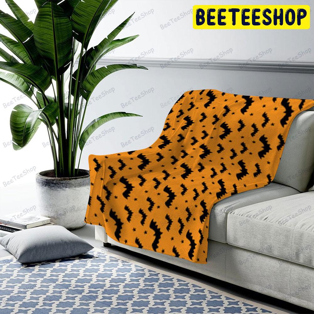 Bats Halloween Pattern 056 Beeteeshop US Cozy Blanket