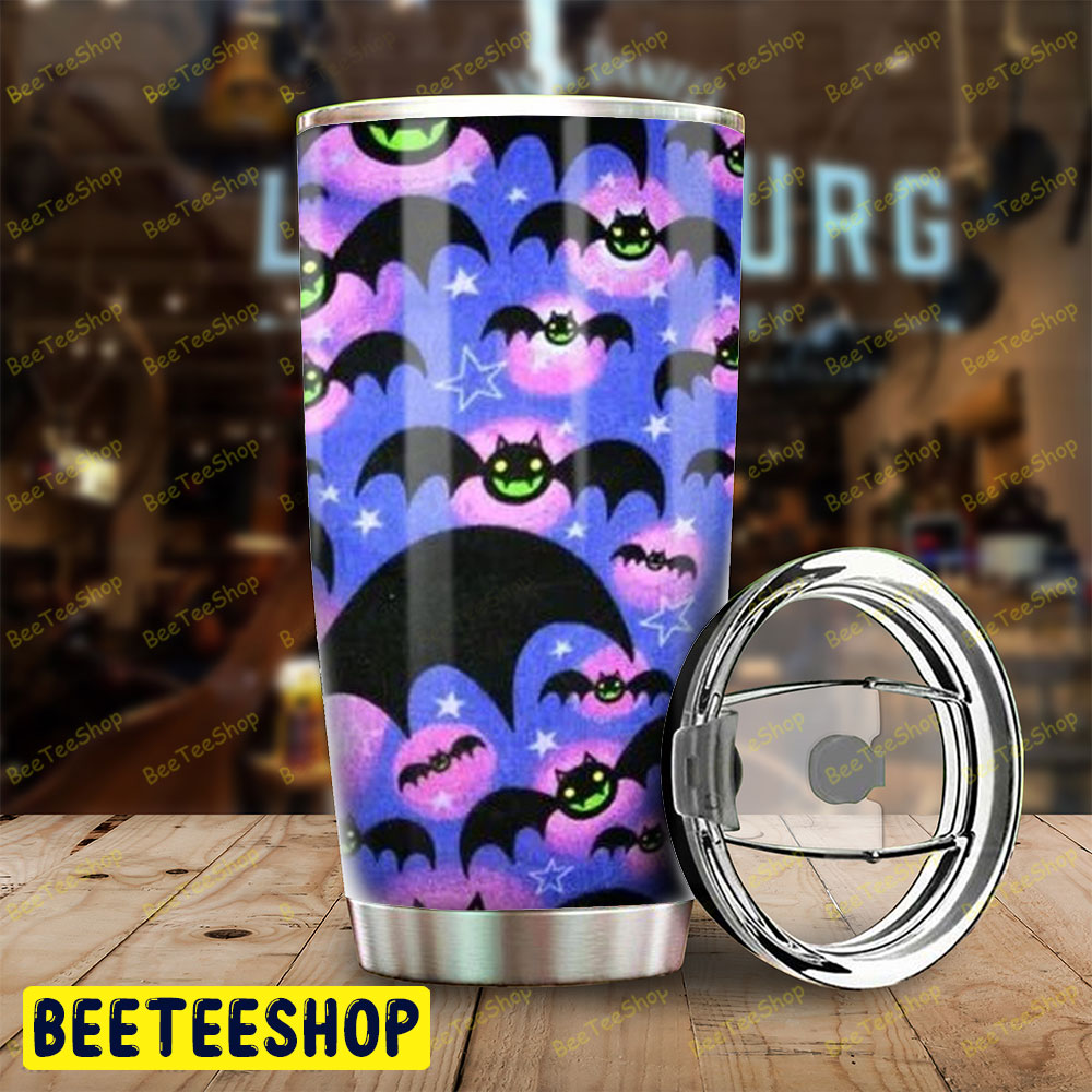 Bats Halloween Pattern 133 Tumbler