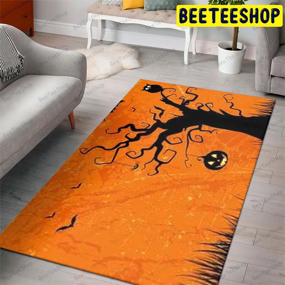 Bats Halloween Pattern 239 Beeteeshop Rug Rectangle