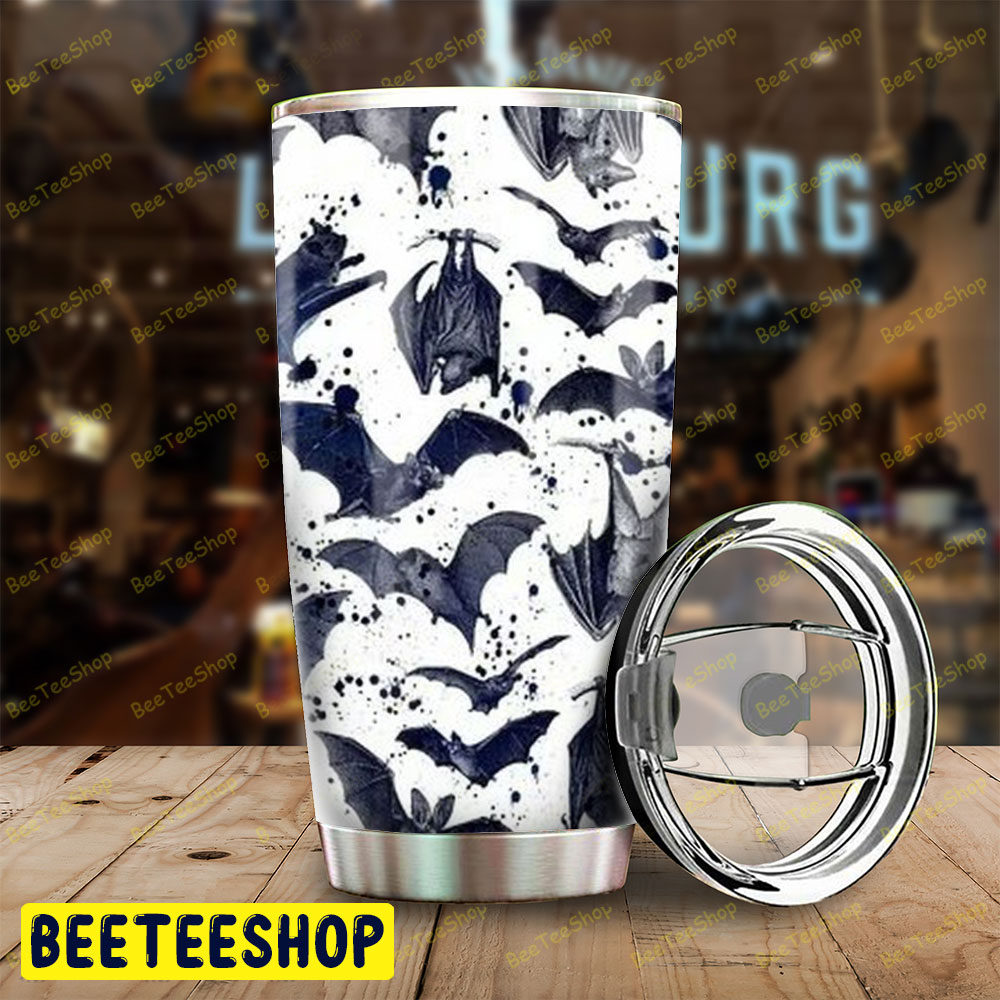 Bats Halloween Pattern 287 Tumbler