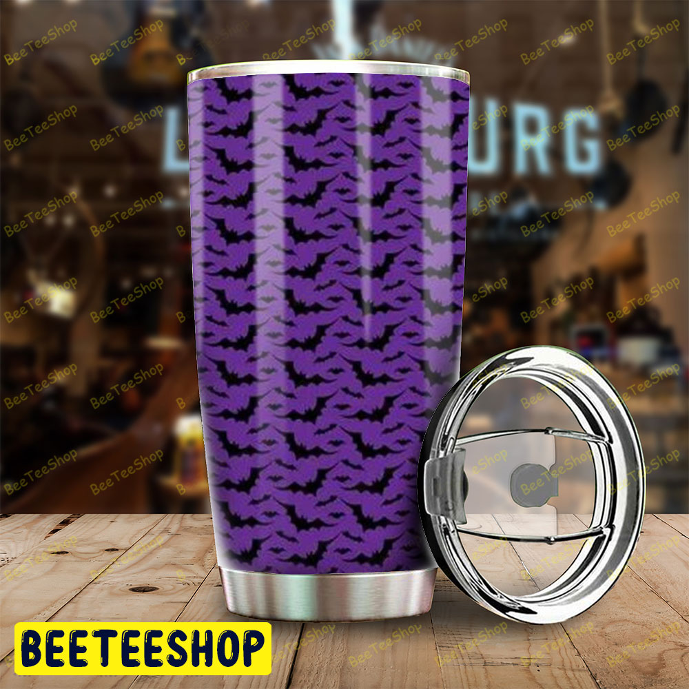 Bats Halloween Pattern 370 Tumbler