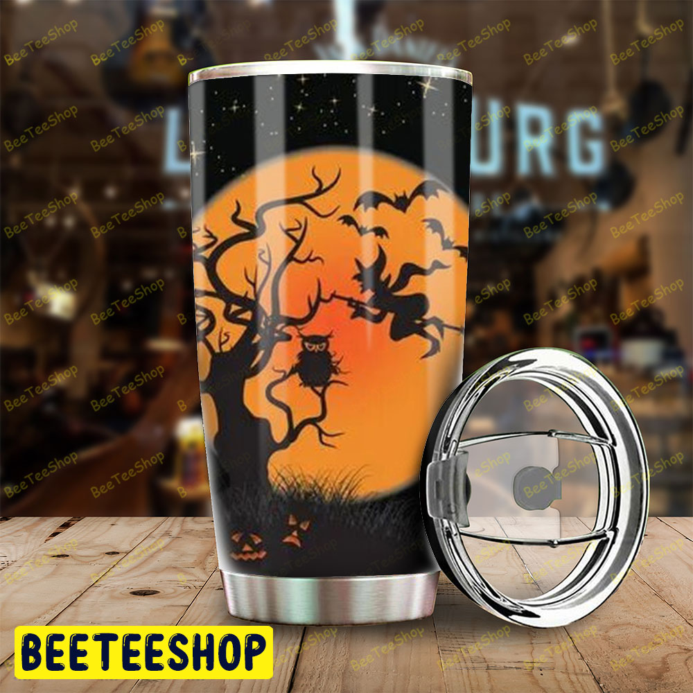 Bats Halloween Pattern 385 Tumbler