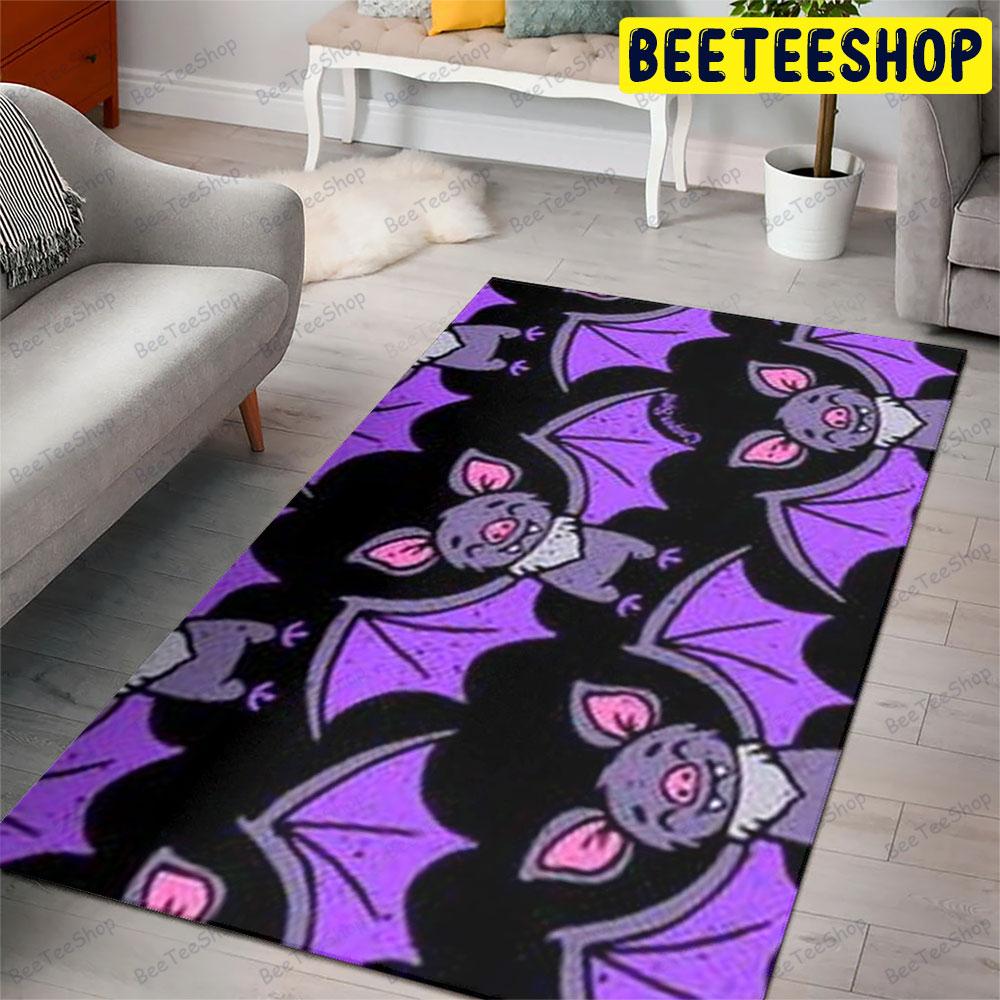 Bats Halloween Pattern 4 Beeteeshop Rug Rectangle