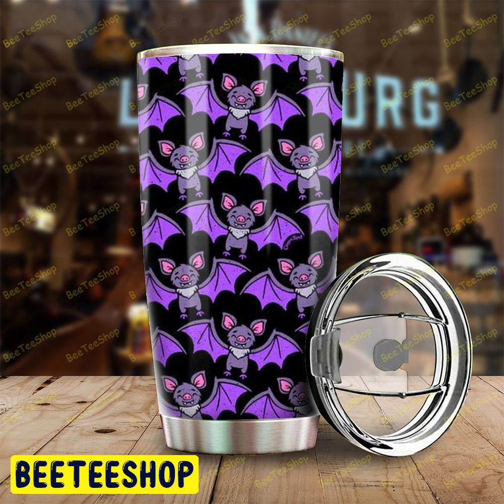 Bats Halloween Pattern 4 Tumbler