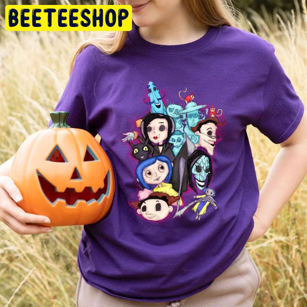 Be Wise Be Brave Be Tricky Coraline Happy Halloween Beeteeshop Trending Unisex T-Shirt