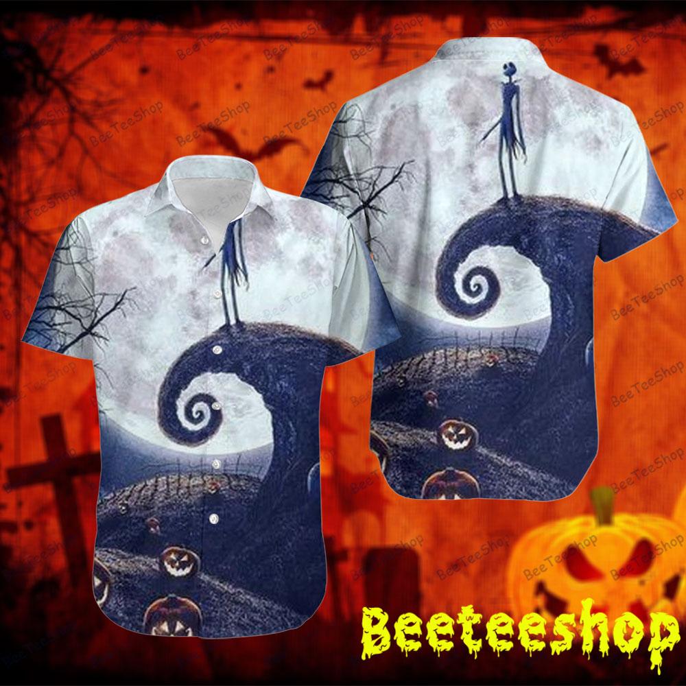 Beautiful Jack And Moon The Nightmare Before Christmas Halloween Beeteeshop Hawaii Shirt