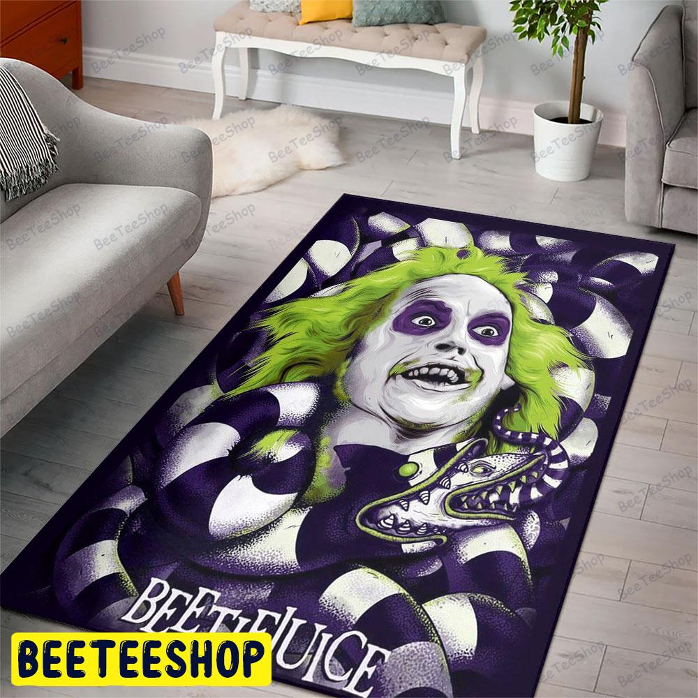 Beautiful Michael Keaton Beetlejuice Halloween Beeteeshop Rug Rectangle